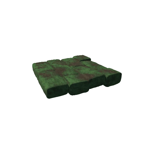 BRICK wall HIGH POLY